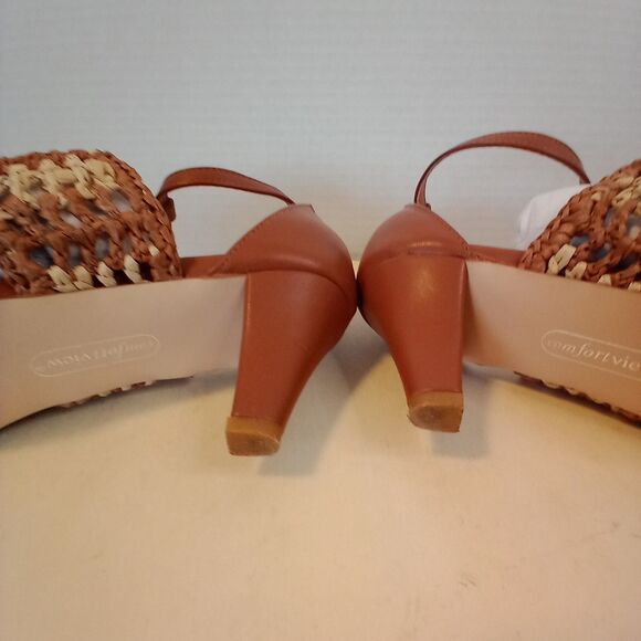 COMFORTVIEW Brown Woven Open Toe Women's Sandals Size 7M - Picture 13 of 13